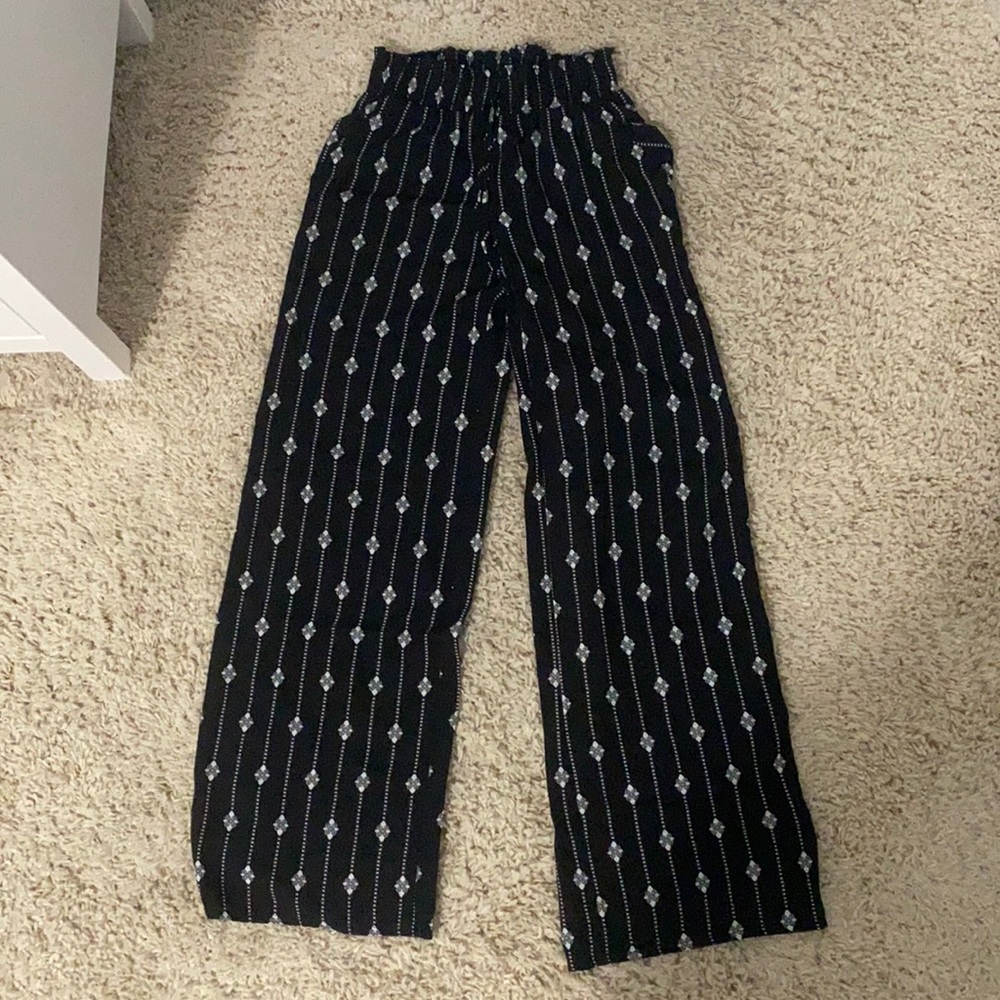 Black Flowy Pants